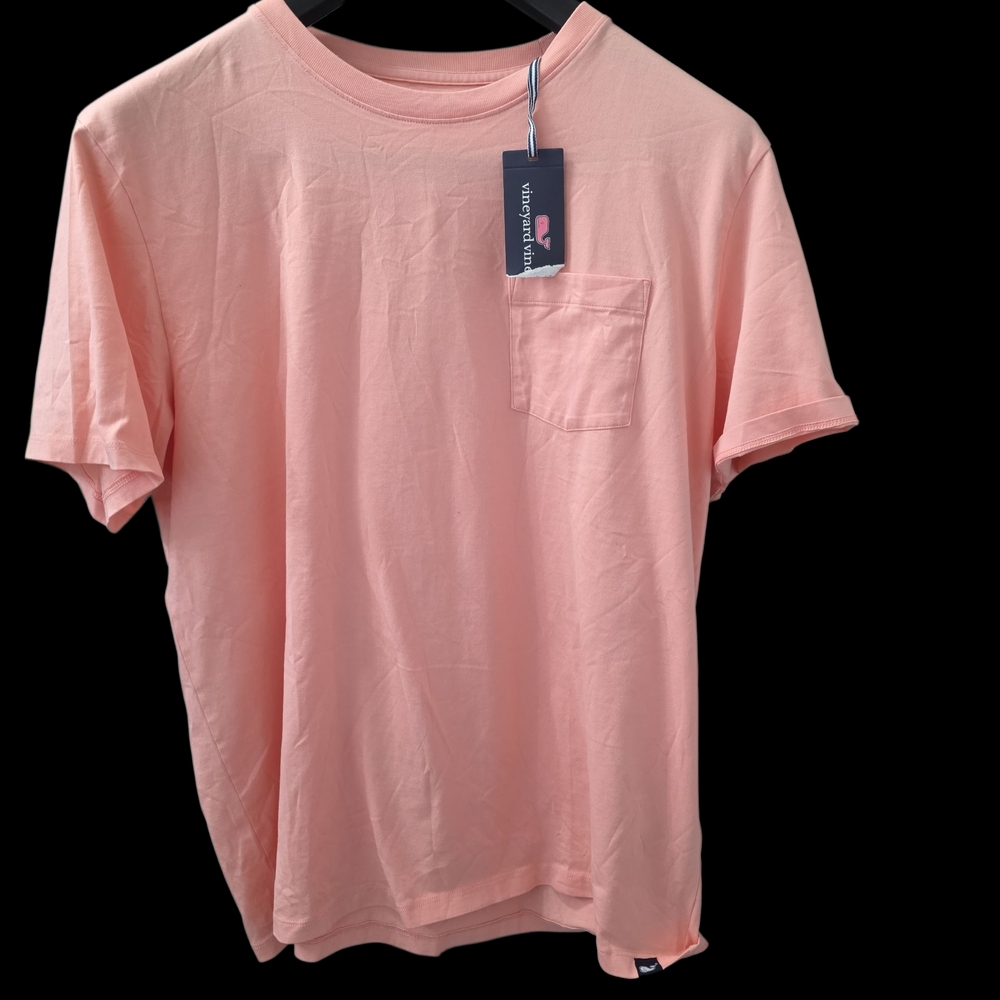 Vineyard Vines Men's Light Pink Short Sleeve Tee